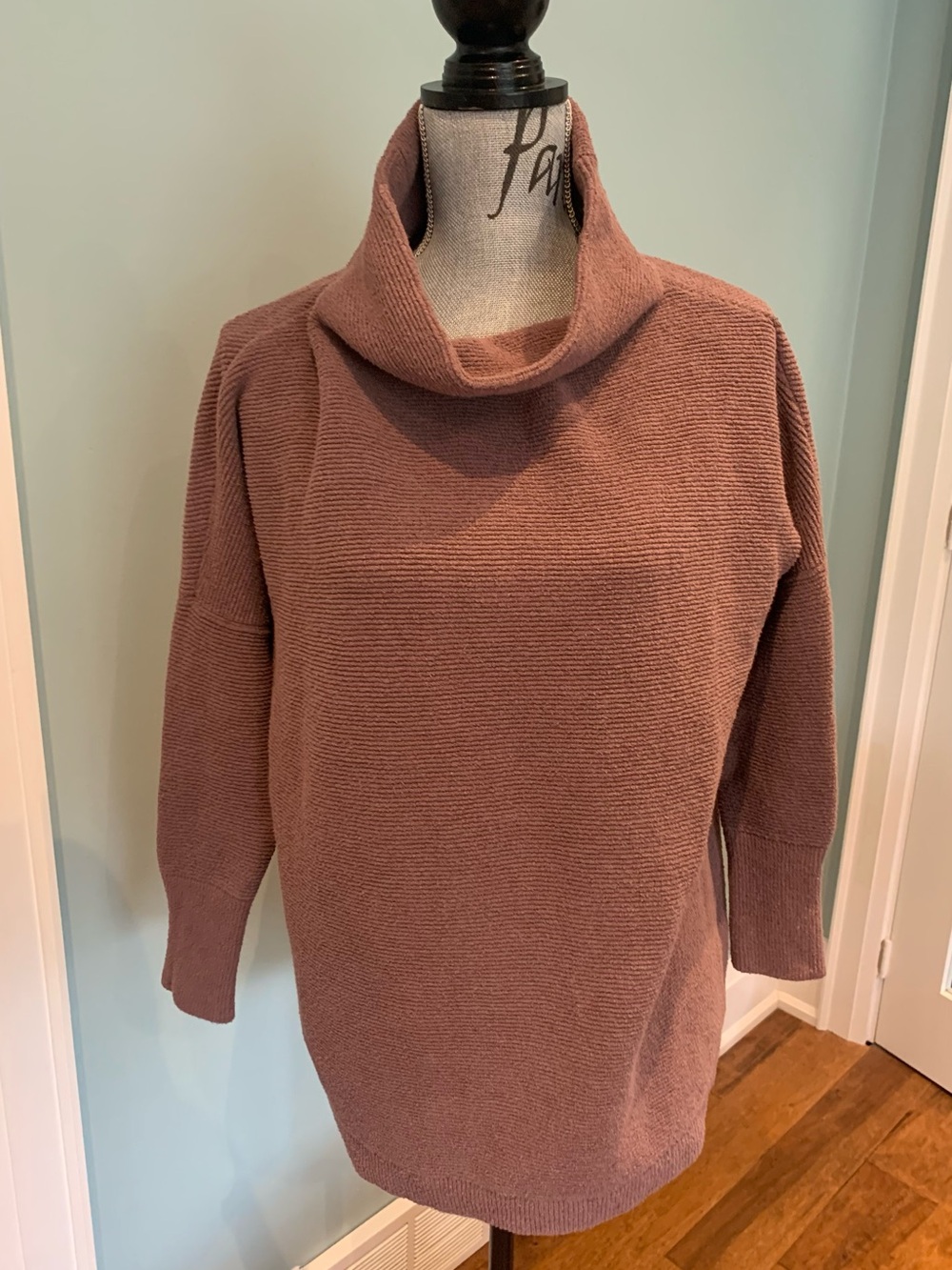 Free People Ottoman Sweater with Rolled Neck - Plum Colour